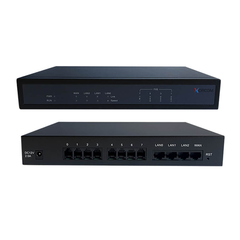 Cổng giao tiếp 8FXS Analog VoIP XORCOM GW0005